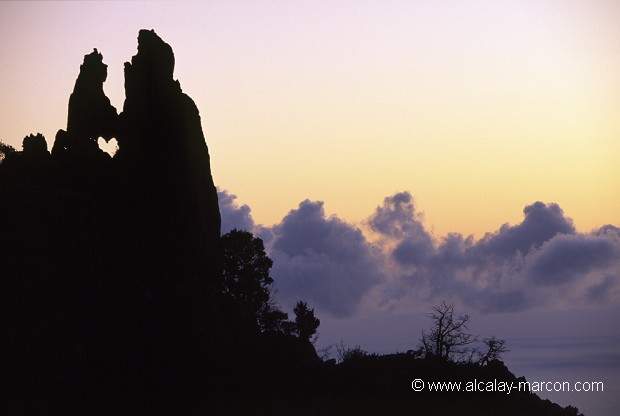 Coeur de rocher en Corse